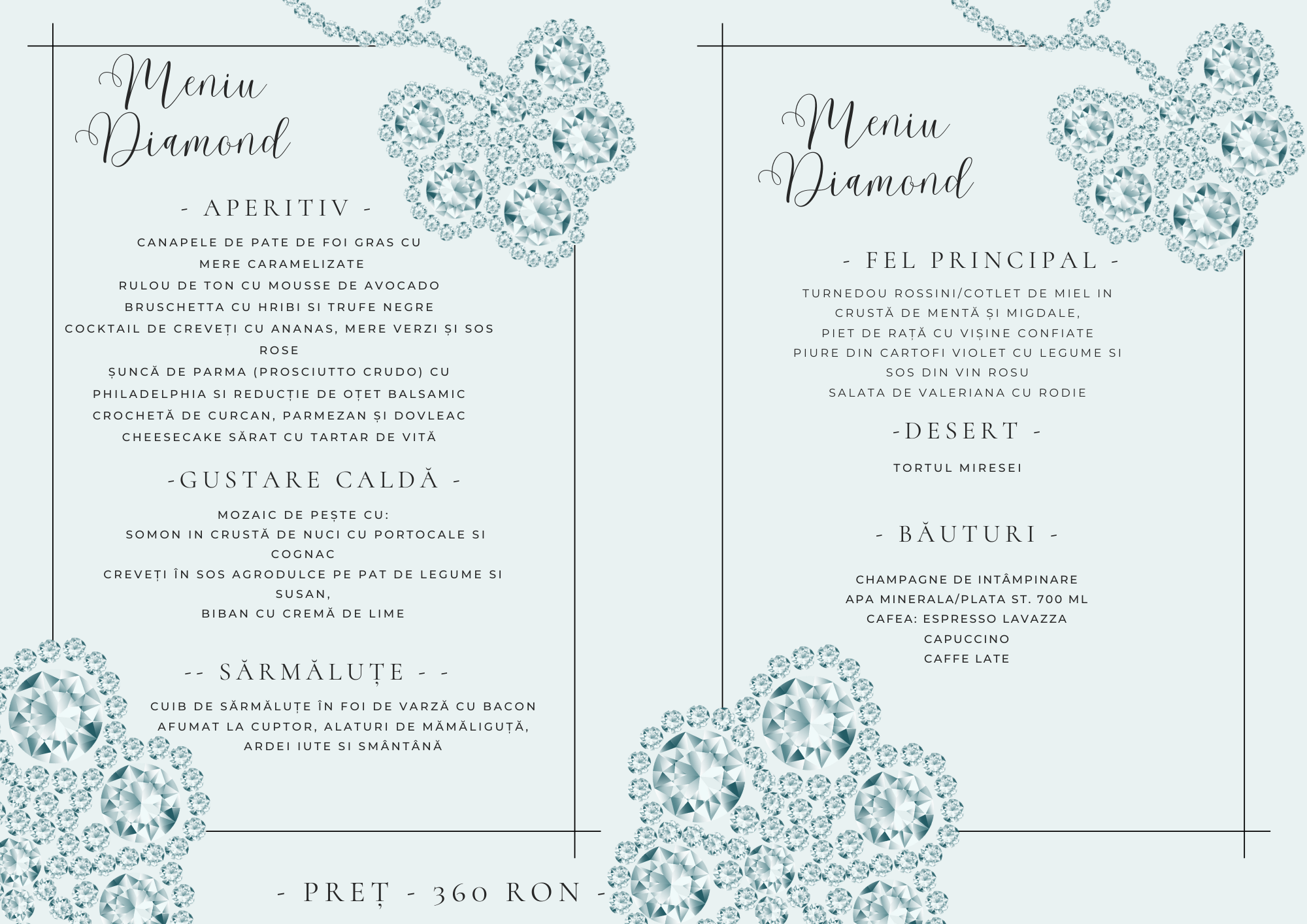 MENIU DIAMOND bun